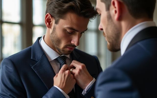 Dopasowanie akcesoriów w pracowni Granat & Purpura